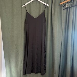 Elegant Black Slip Dress